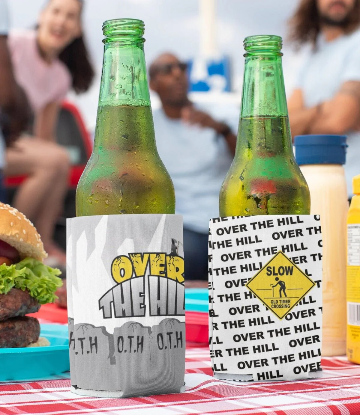 Birthday Party Over The Hill Can Cooler Set