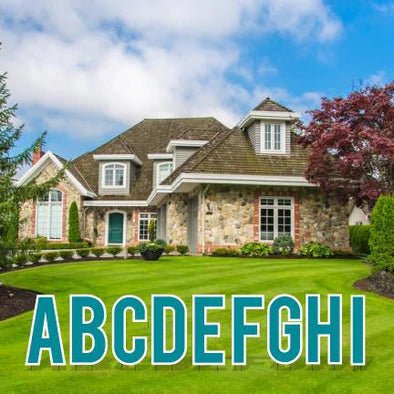 18" Bebas Solid Color Alphabet Set Yard Letter Set - 26 pcs - Image 11