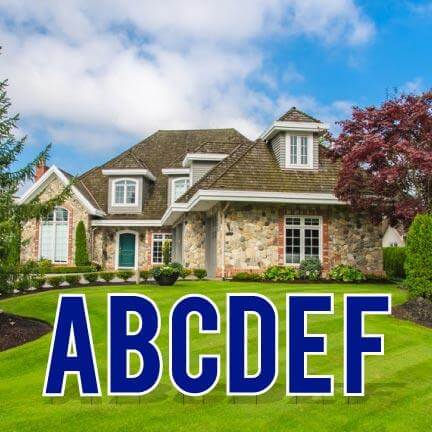 22.75" Bebas Solid Color Alphabet Set Yard Letter Set - 26 pcs - Image 10