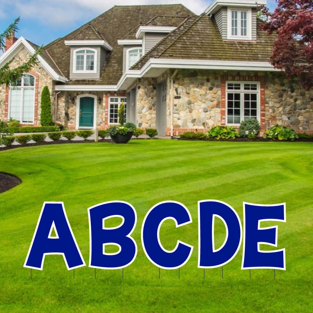 18" KG The Last Time Solid Color Alphabet Yard Letter Set - 26 pcs - Image 12