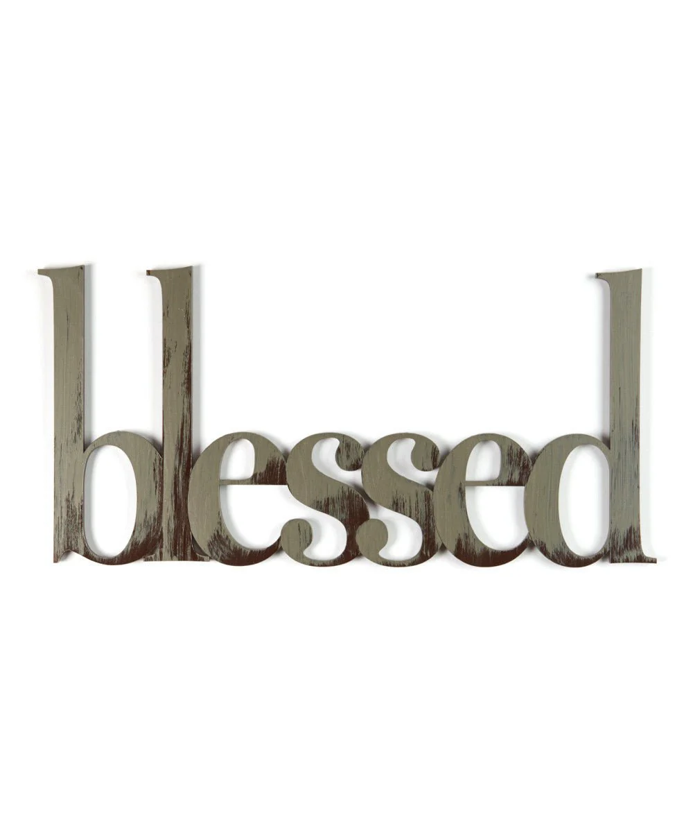 Blessed Hand Painted Wall Sign - Image 2