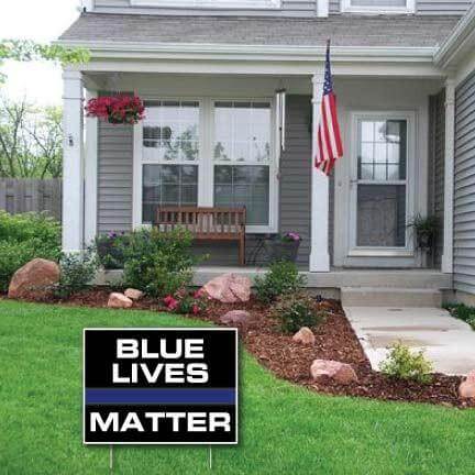 Blue Lives Matter 18"x24" Yard Sign