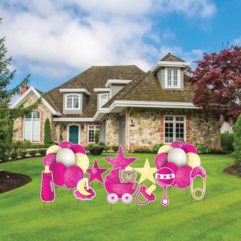 Sparkle Baby Yard Card Flair & Accessories 11 Pc Set - Image 10