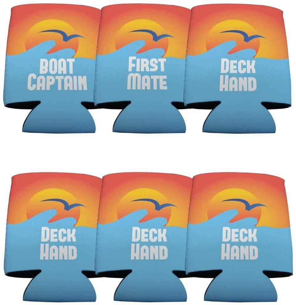 Boat Captain & Crew Can Cooler Set - Image 2