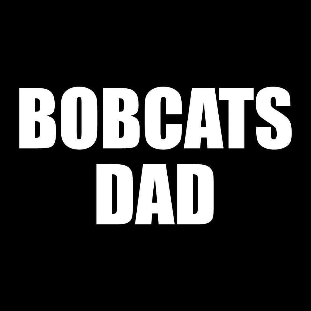 Bobcats Dad Black Folding Camping Chair - Image 2