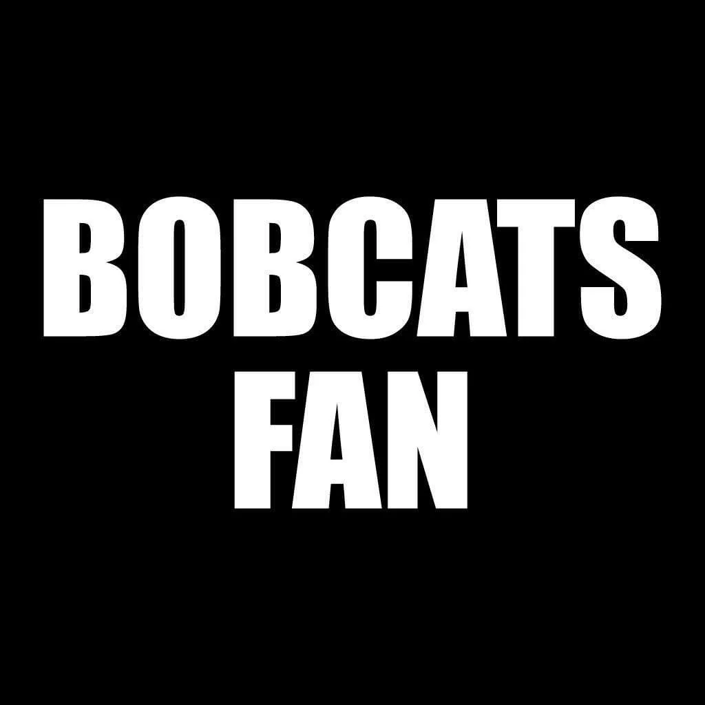 Bobcats Fan Black Folding Camping Chair