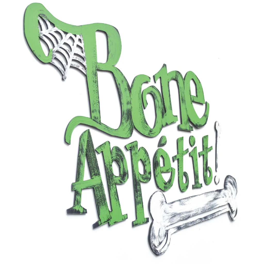 Bone Appetit! Halloween Wall Word Decor - Image 5