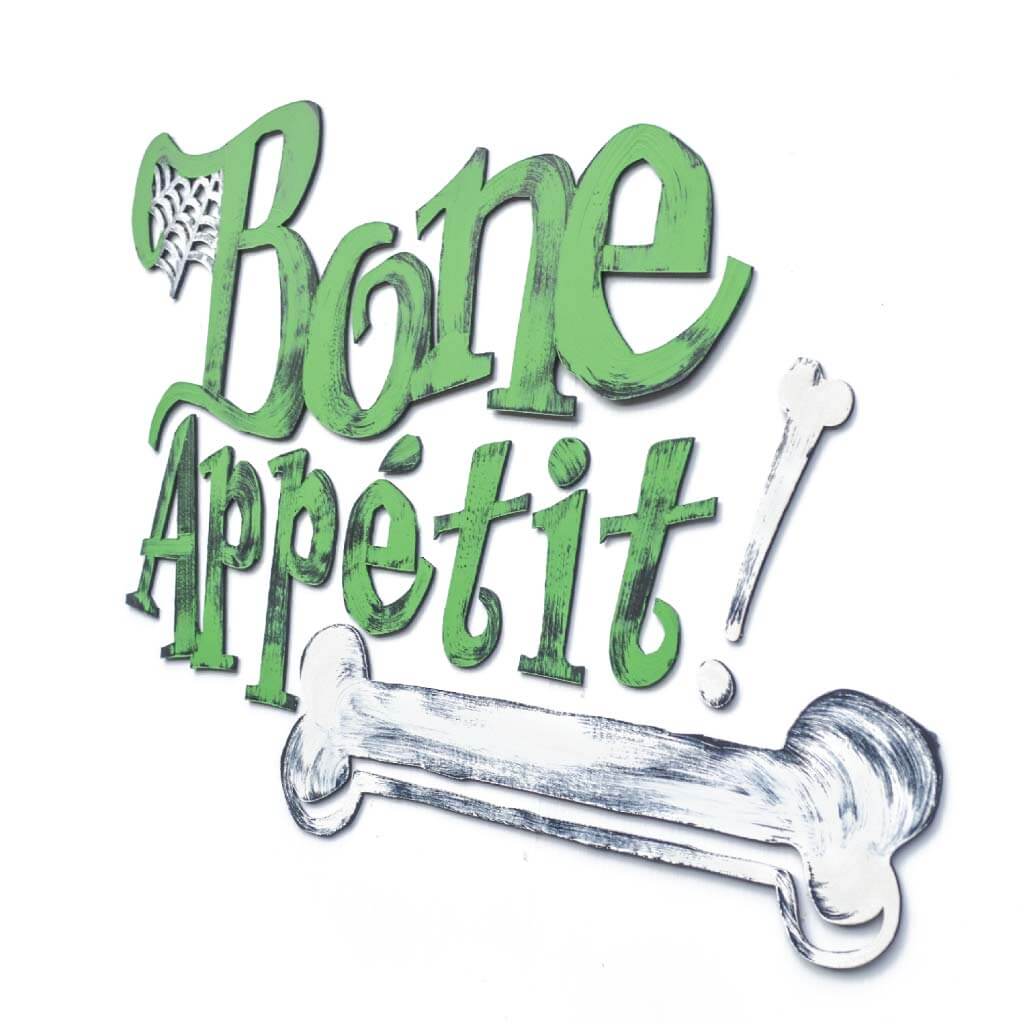 Bone Appetit! Halloween Wall Word Decor - Image 7