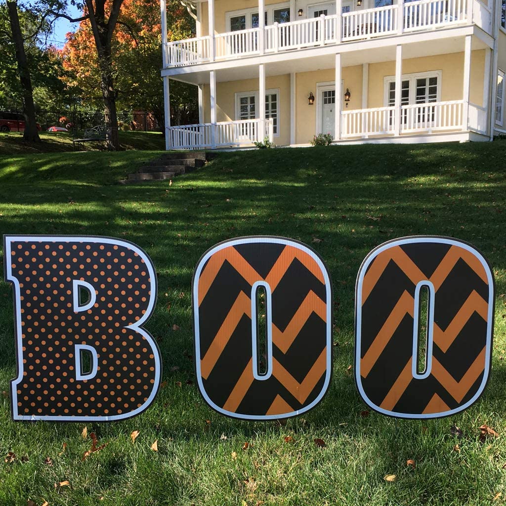 BOO! Halloween Yard Card - 12 piece Set - Image 3