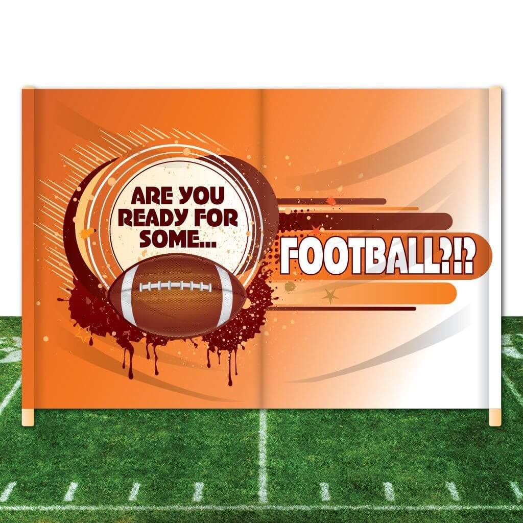 Are You Ready for Some Football? Orange Breakaway Banner - Image 2