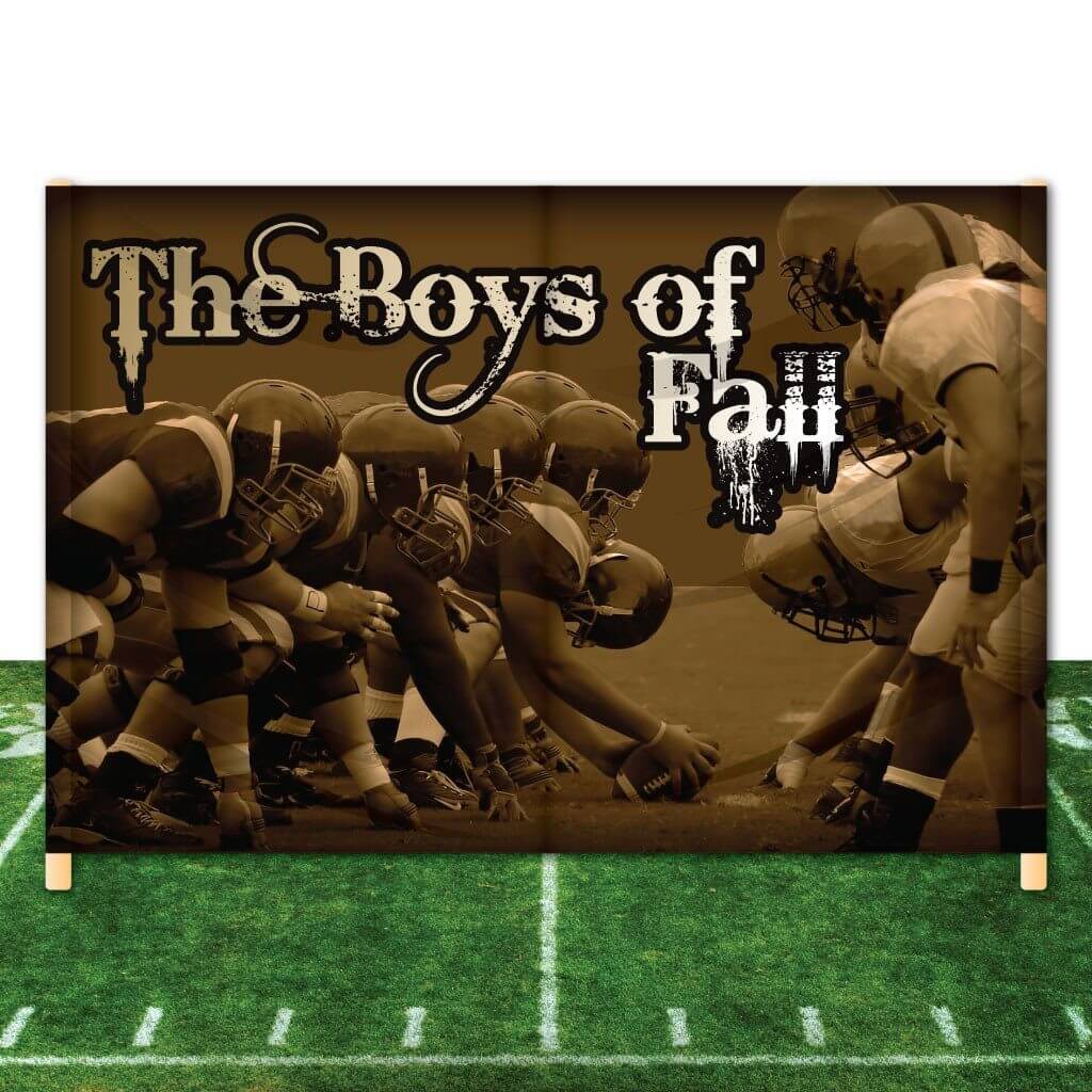 Boys of Fall Football Breakaway Banner - Image 2