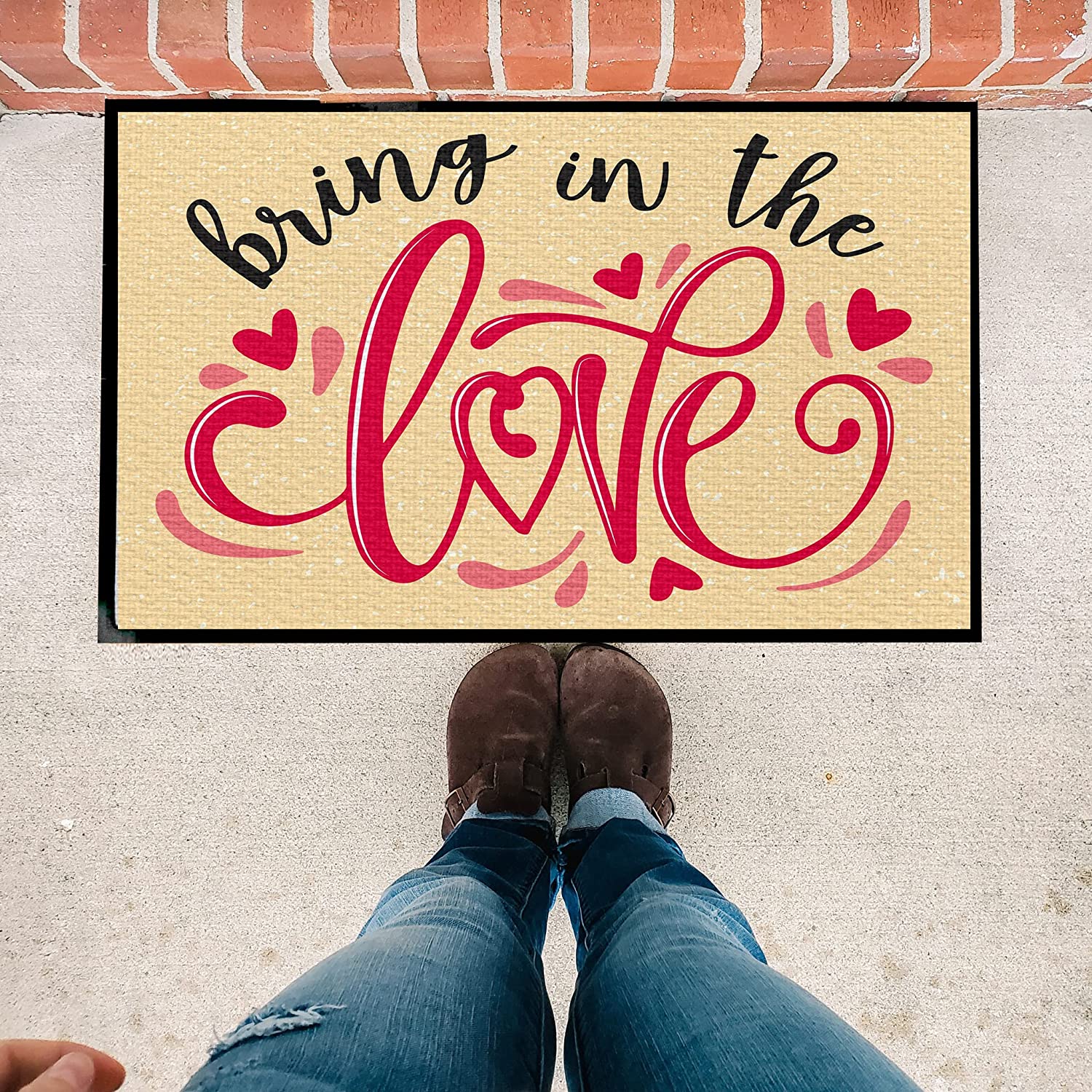 Bring in The Love Doormat