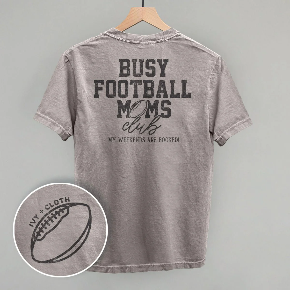 Busy Football Moms Club (Back Print) - Image 3