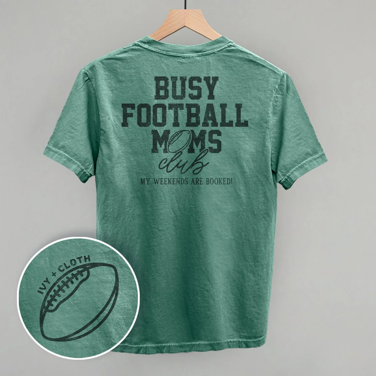 Busy Football Moms Club (Back Print) - Image 4