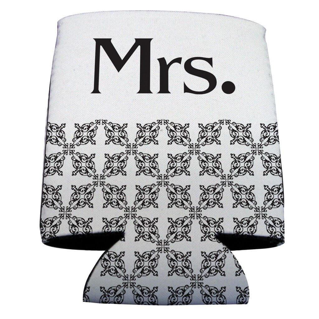 Mr. and Mrs. Wedding Can Coolers Set - Image 4