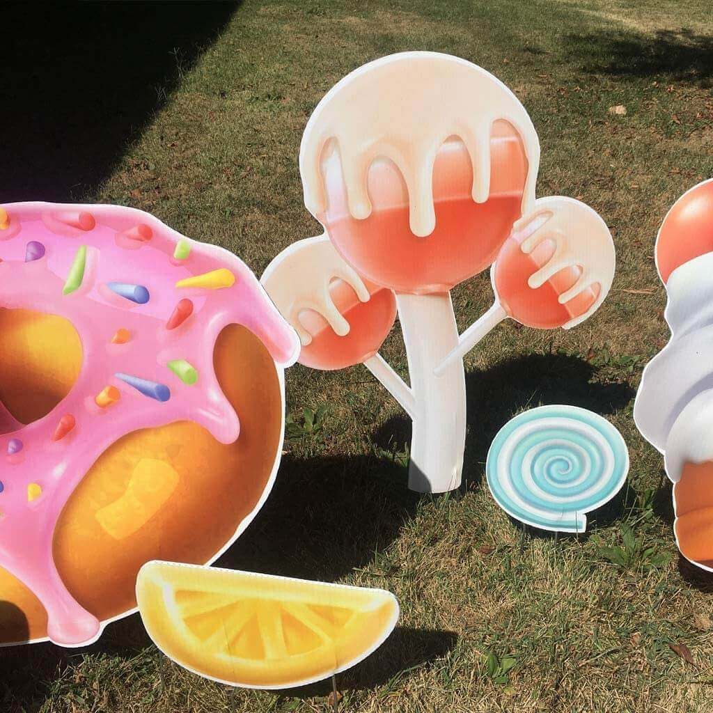 Candy World Yard Card Accessory 15 pc Set - Image 3