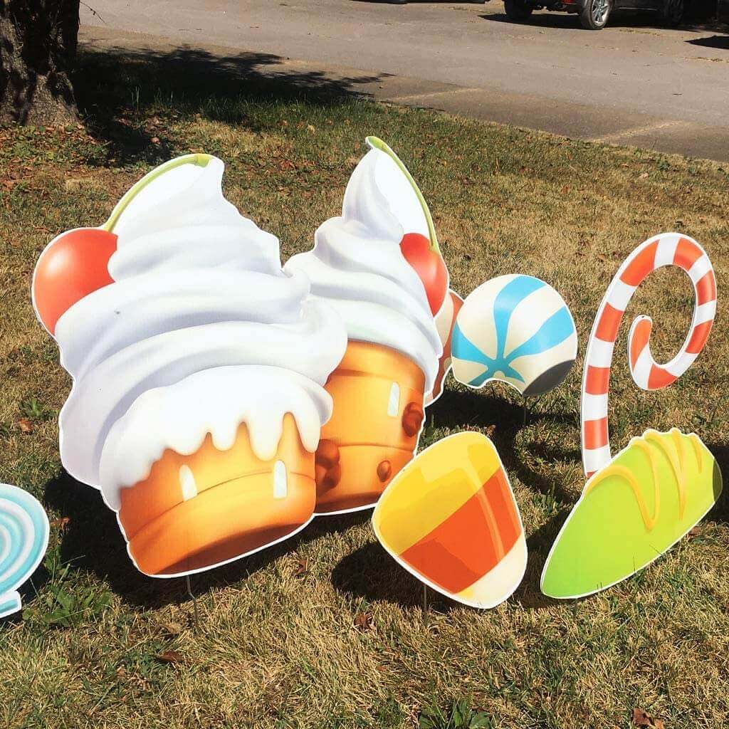 Candy World Yard Card Accessory 15 pc Set - Image 4