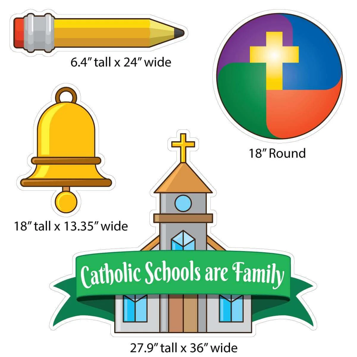 Catholic Schools Week Yard Sign Decoration - Image 7