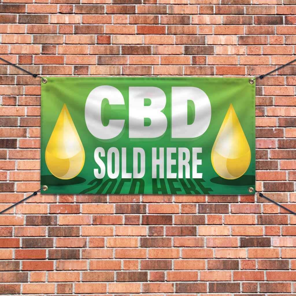 CBD Sold Here Banner & Sign Set - Image 3