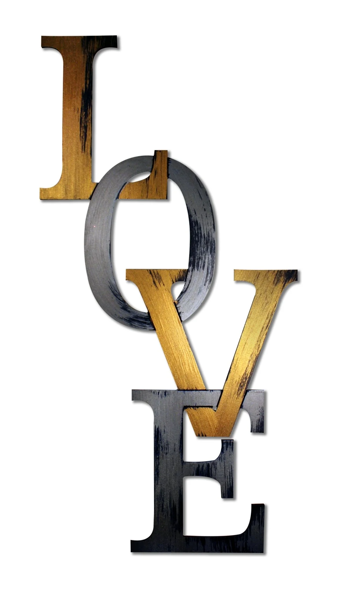 Chained Love Hand Painted Wall Decor - Image 2