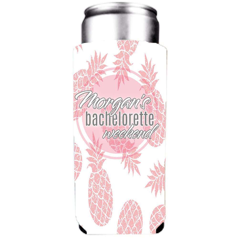 Charleston Themed Bachelorette Party Custom Can Cooler Set - Image 5