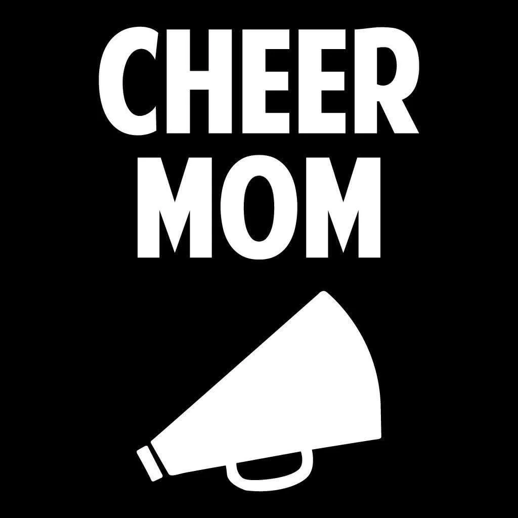 Cheer Mom Black Folding Camping Chair - Image 3