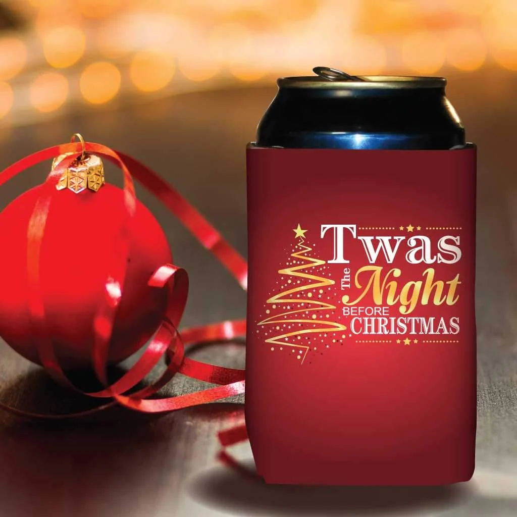 Christmas Can Coolers "TWAS The Night Before Christmas" Pack - Image 2