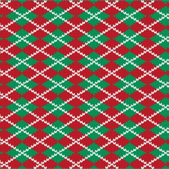Christmas Merry & Bright Argyle Banner - Image 3