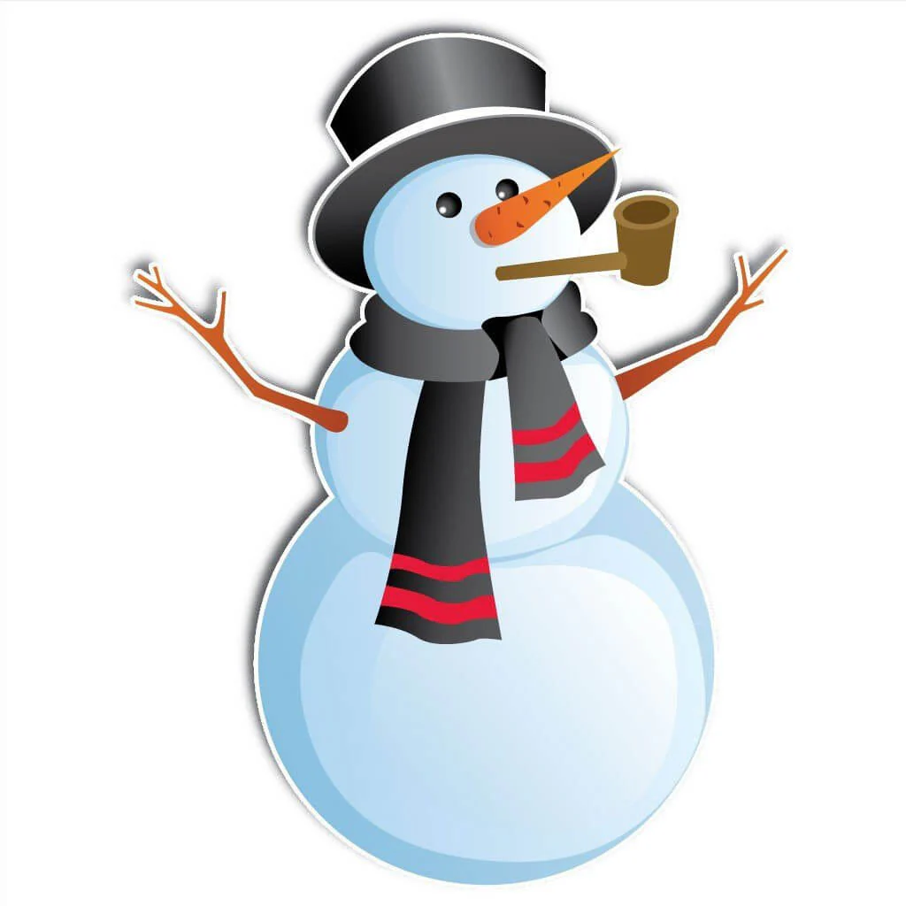 Christmas Snowmen Yard Card Decorations - 3 pc Set | Short Stakes Included - Image 4