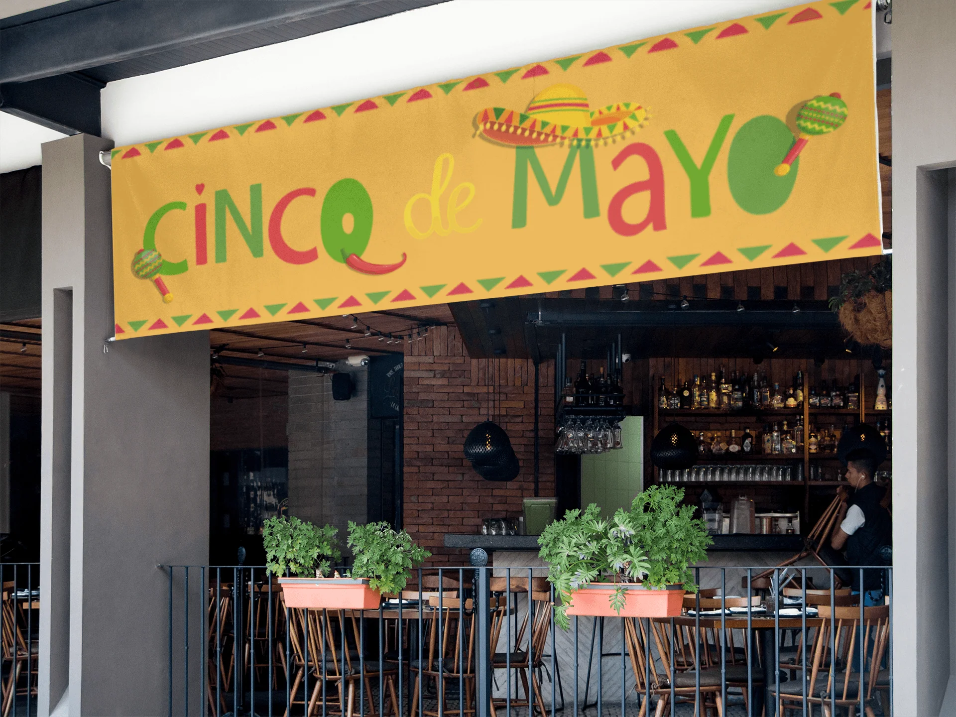 Cinco de Mayo Banner & Yard Signs Set - Image 2