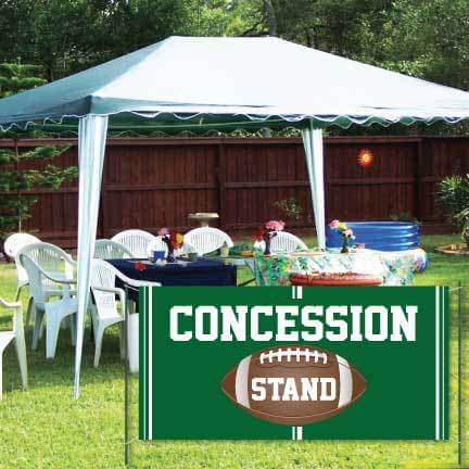 Football Concessions Waterproof Vinyl Banner