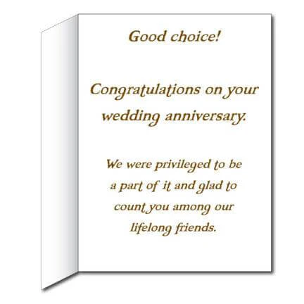 3' Giant Shotgun Wedding Anniversary Greeting Card - Image 3