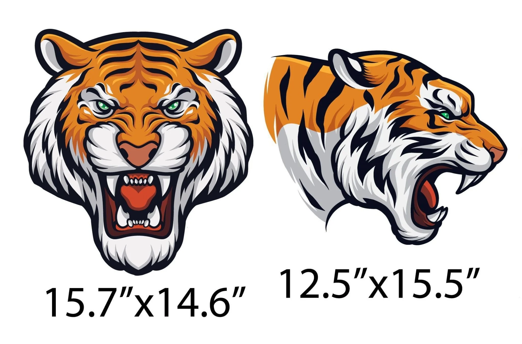 Small Tiger Mascot Yard Sign Accessory Set - Image 2