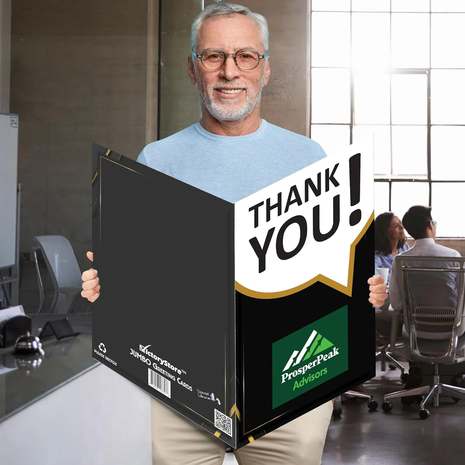 Bundle of Giant Corporate Custom Logo Thank You Cards - Image 2