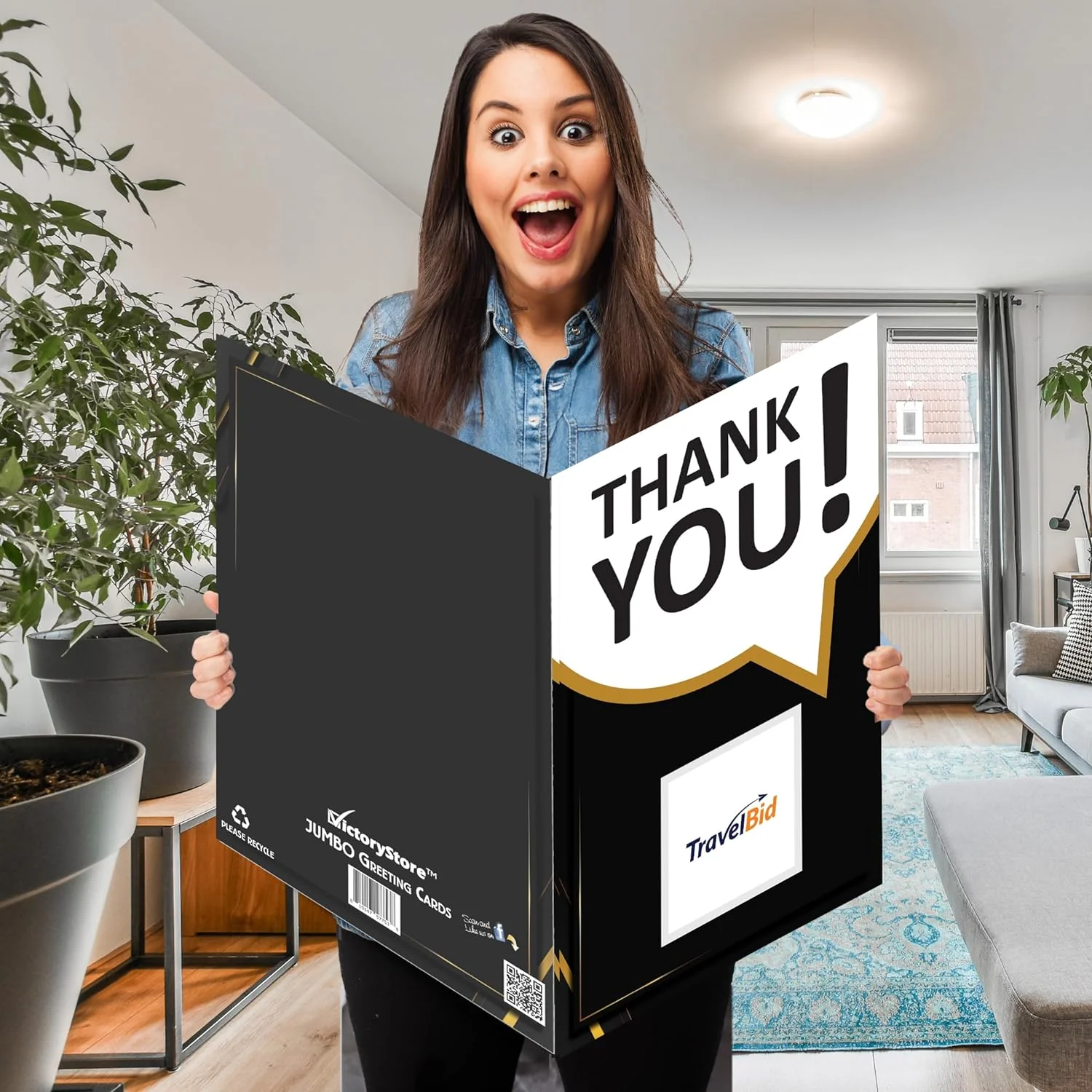 Bundle of Giant Corporate Custom Logo Thank You Cards - Image 3