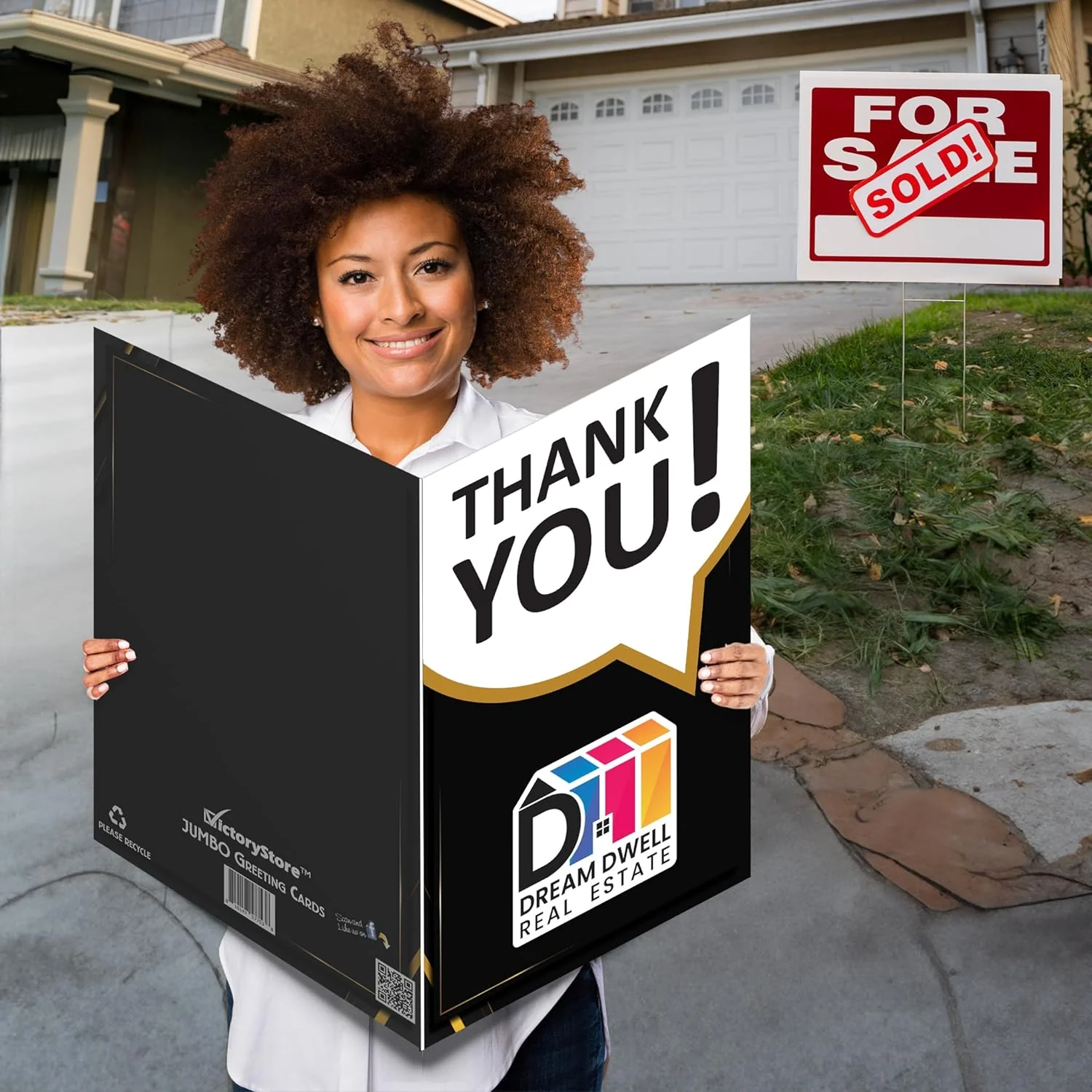 Bundle of Giant Corporate Custom Logo Thank You Cards - Image 4