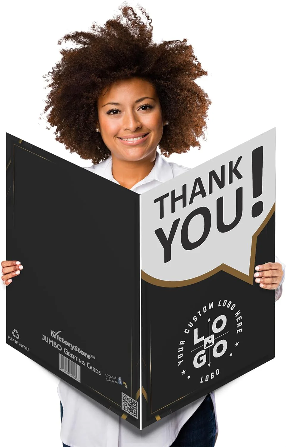 Bundle of Giant Corporate Custom Logo Thank You Cards - Image 5