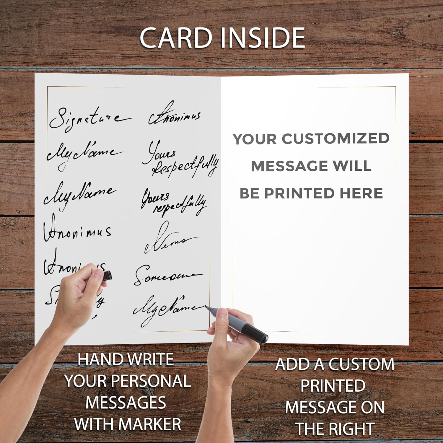 Bundle of Giant Corporate Custom Logo Thank You Cards - Image 8