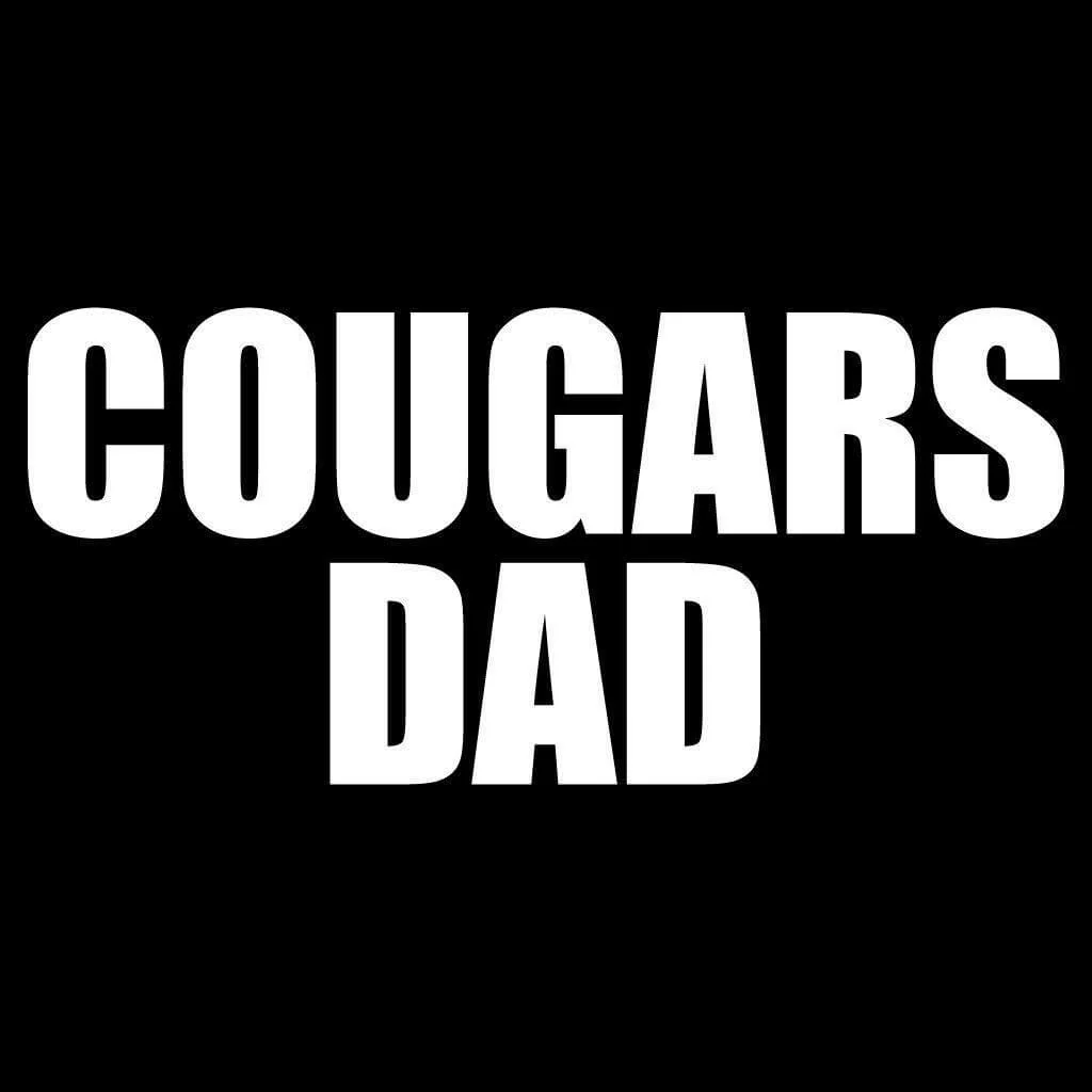Cougars Dad Black Folding Camping Chair - Image 2