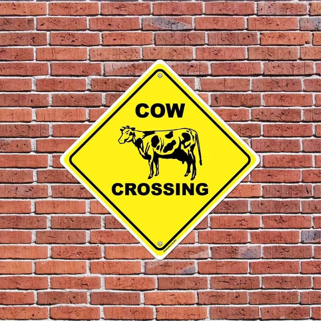 Cow Crossing Sign or Sticker - Image 3