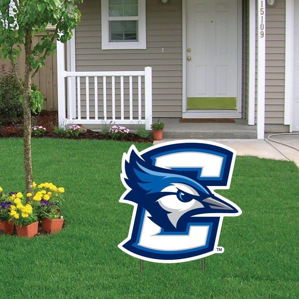 Creighton University Logo Shaped Yard Sign