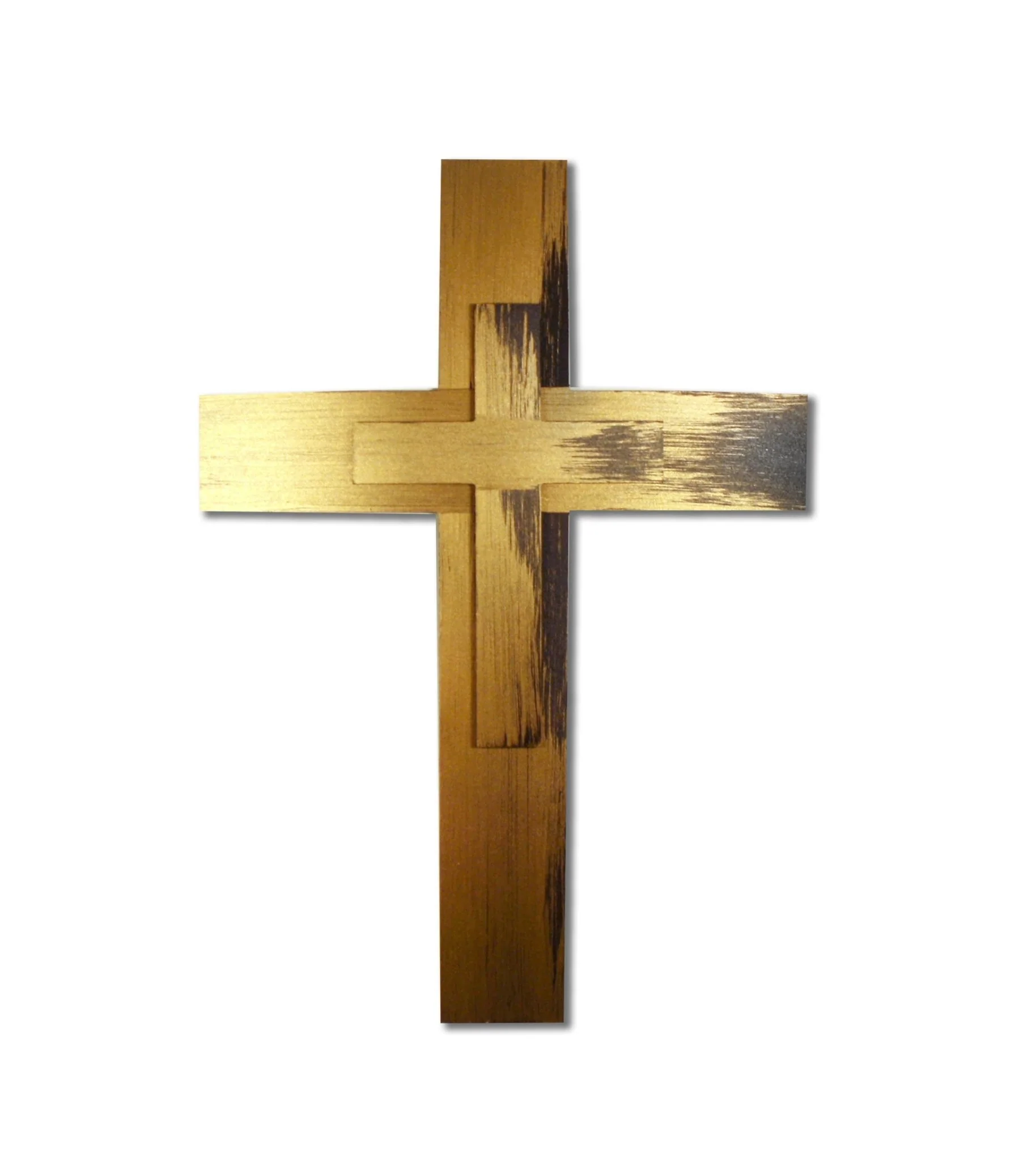 Cross on Cross Hand Painted Wall Decor - Image 6