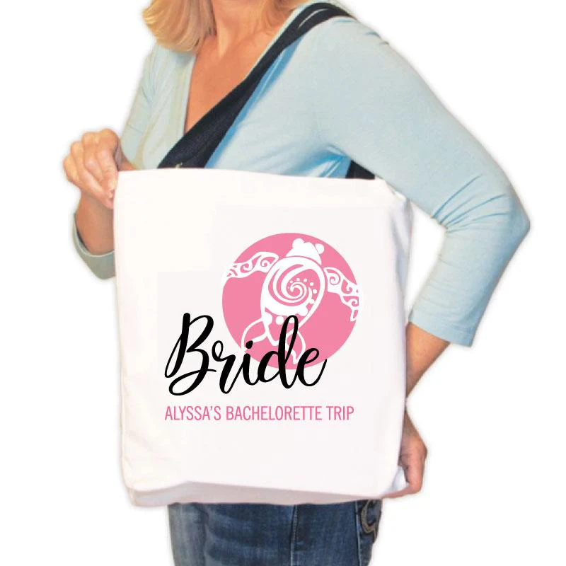 Personalized Cruise Vacation Canvas Tote Bag - Image 3