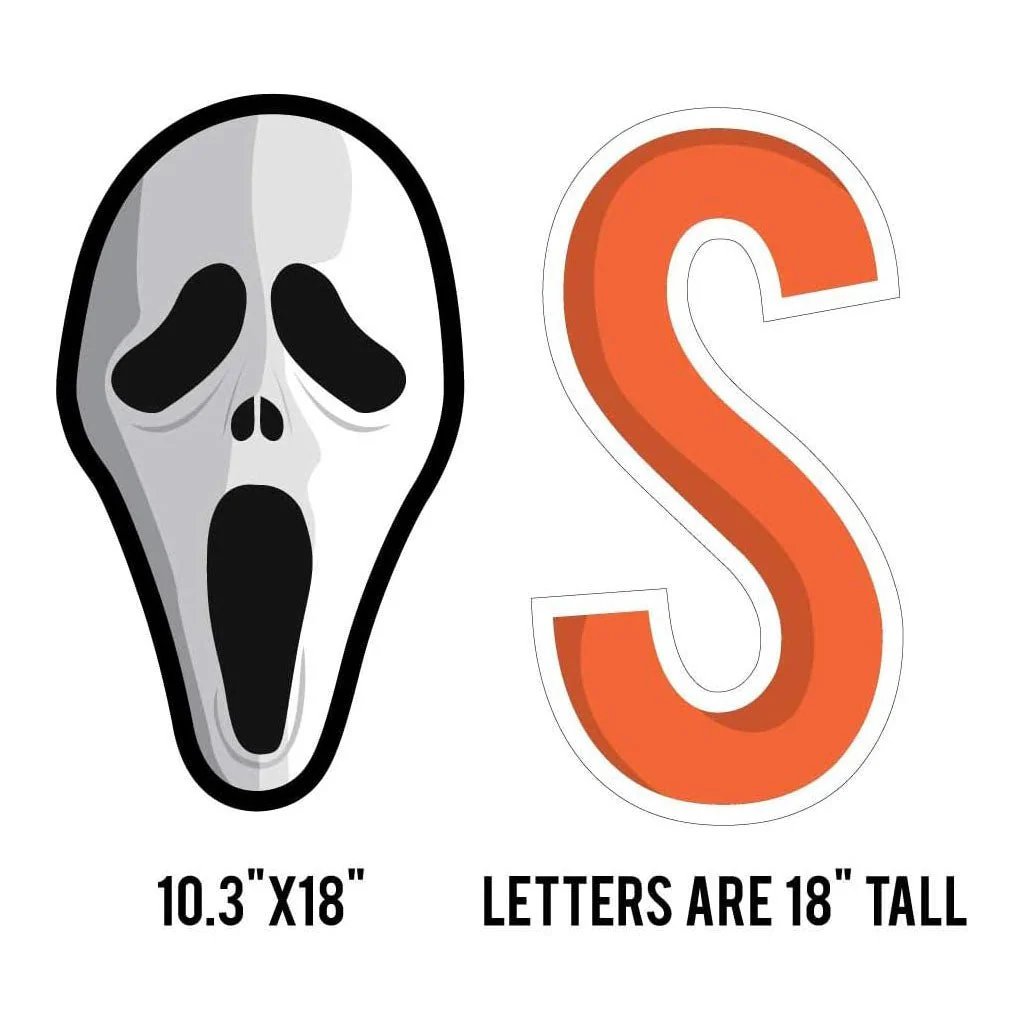 Custom 13th Birthday Yard Decoration - Everybody Scream (Custom Name), Includes Stakes - Image 6