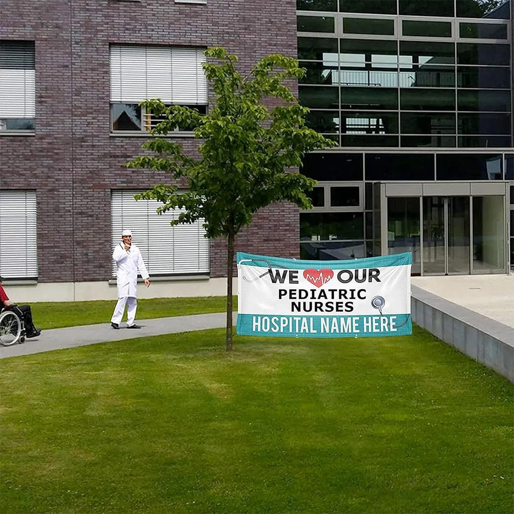 Custom 3x6 FT Medical Staff Hospital Banner - Image 4