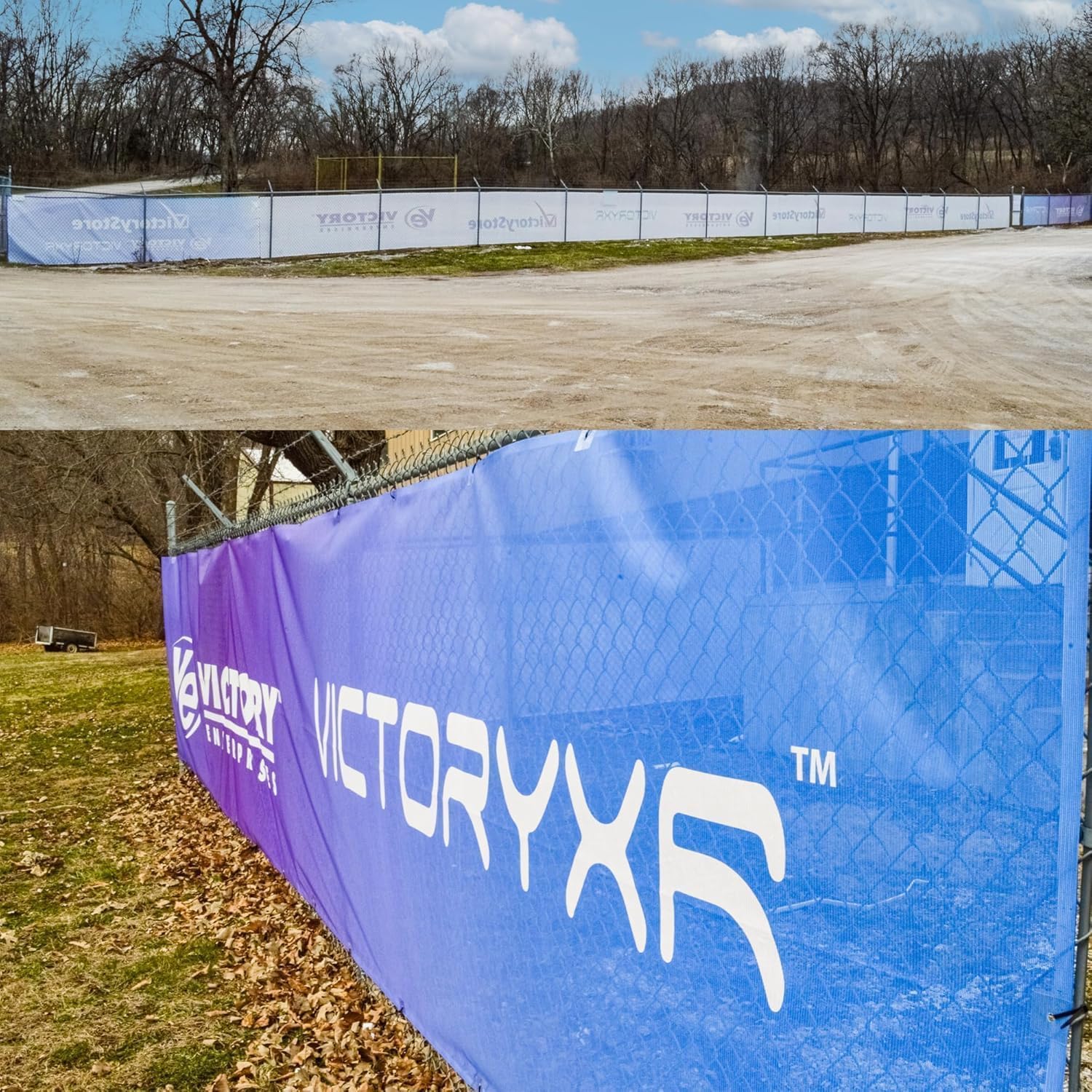 Custom 6'x100' Construction Jobsite Fence Screens – Mesh Vinyl Privacy Banner with Logos - Image 11