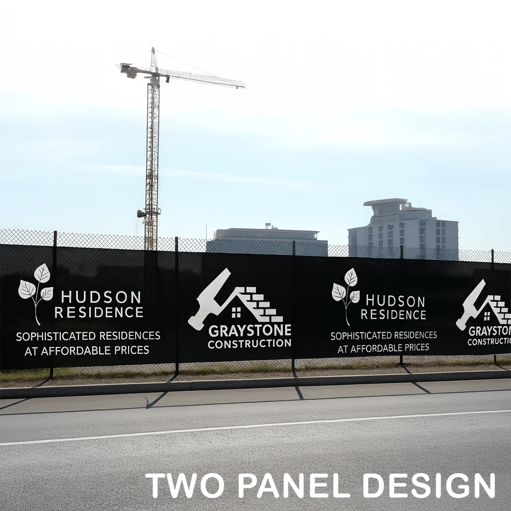 Custom 6'x100' Construction Jobsite Fence Screens – Mesh Vinyl Privacy Banner with Logos - Image 7