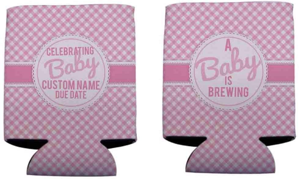 Custom A Baby Girl Is Brewing Can Cooler - Image 3