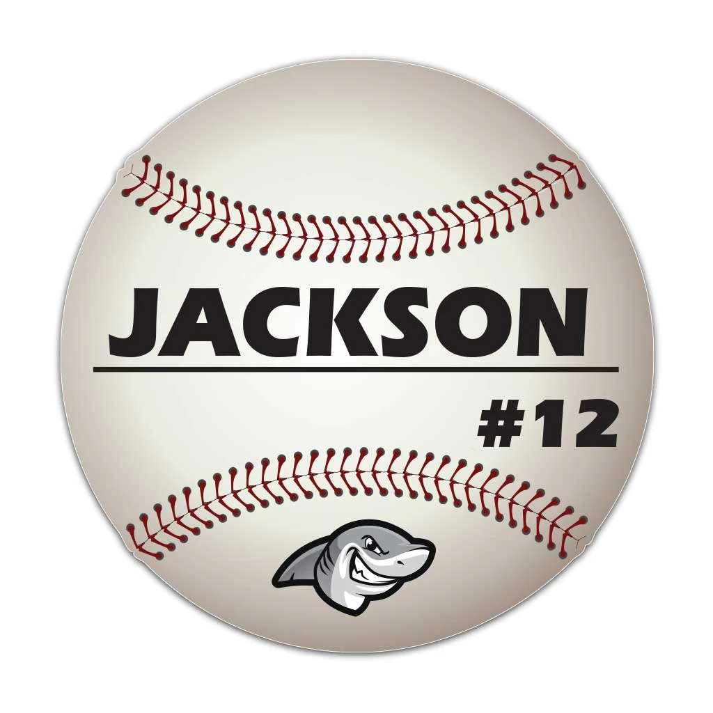 Custom Baseball Locker Magnet or Car Magnet - Image 2