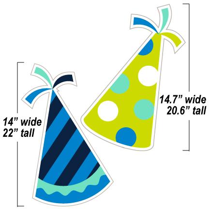 Custom Blue Happy Birthday Deluxe Yard Letters Package - Image 6